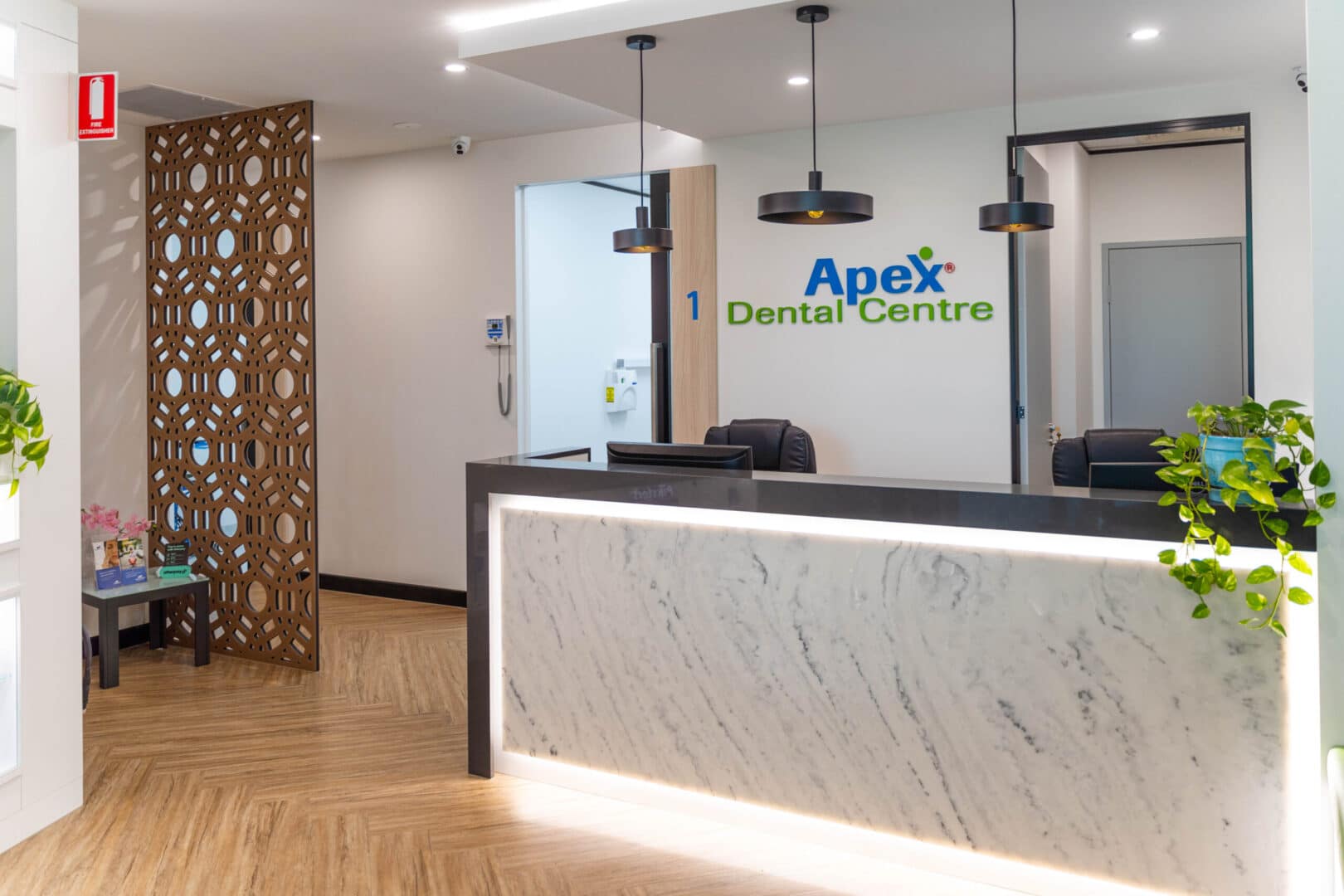 Apex Dental Centre Reception Desk